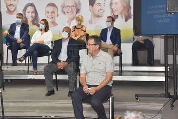 La presentación del Plan de Reactivación Económica y Social de Telde tuvo lugar este lunes en la ermita de San Pedro Mártir (Foto Francisco Javier Santana)